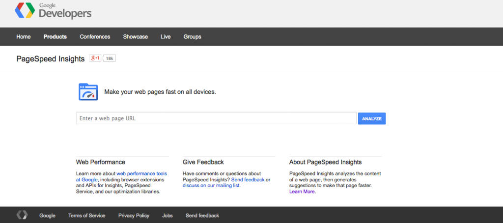 Google Page Speed Insights SEO Tool