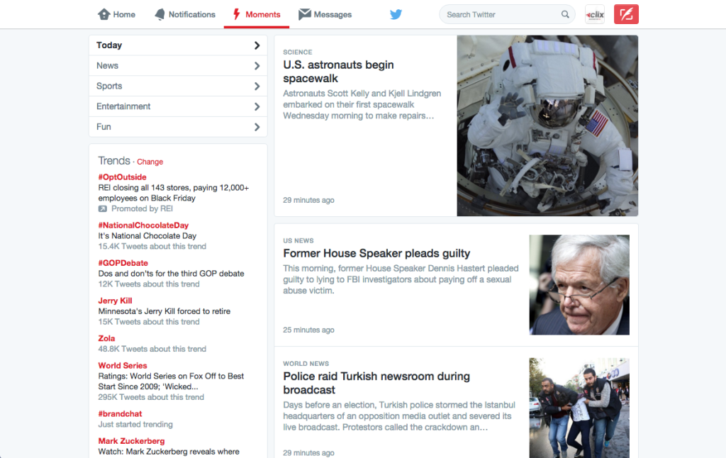 Twitter Moments Example